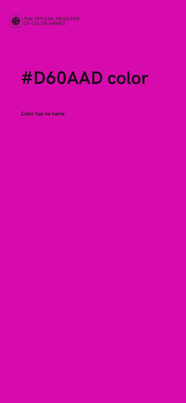#D60AAD color image