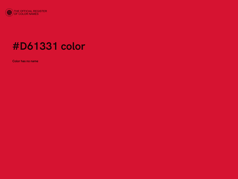 #D61331 color image