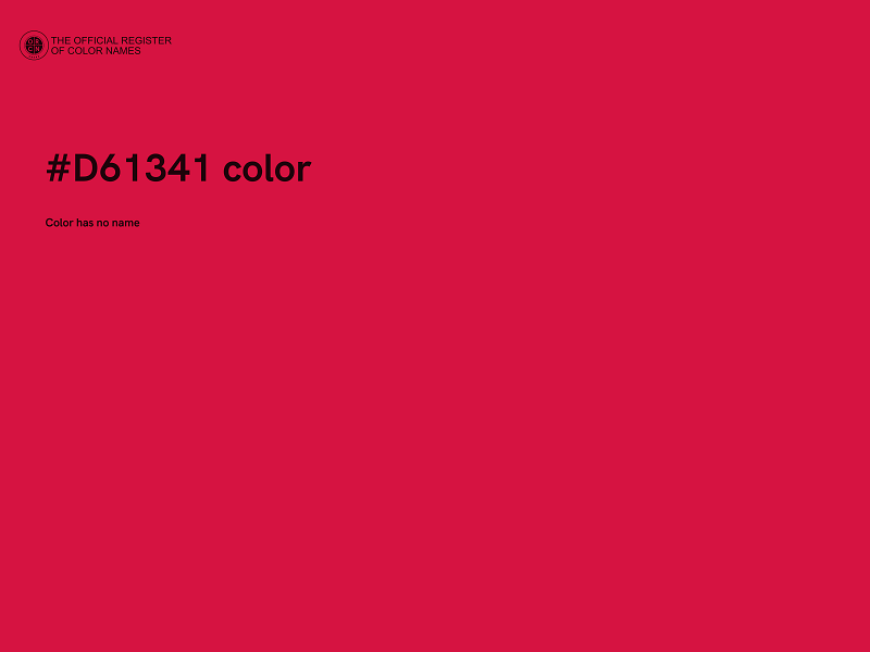 #D61341 color image