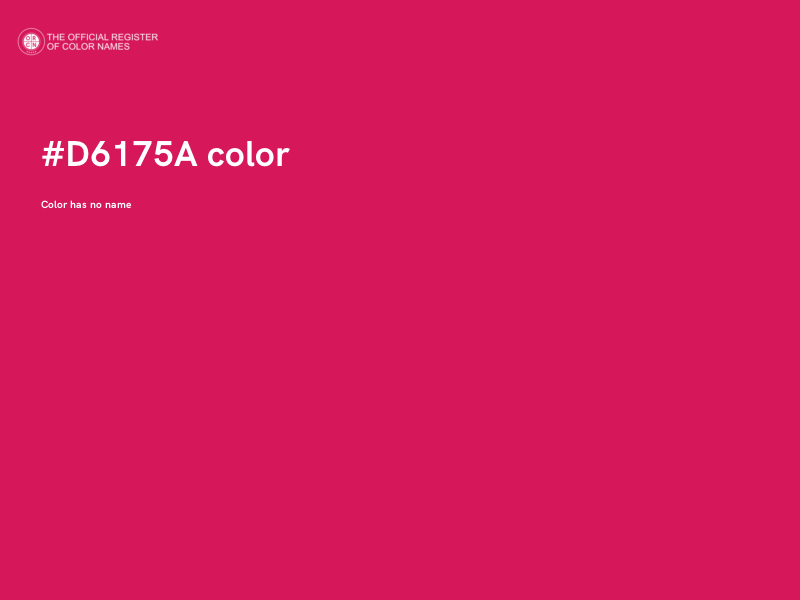 #D6175A color image