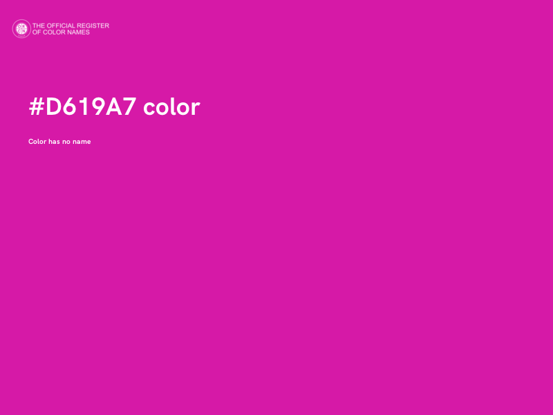 #D619A7 color image