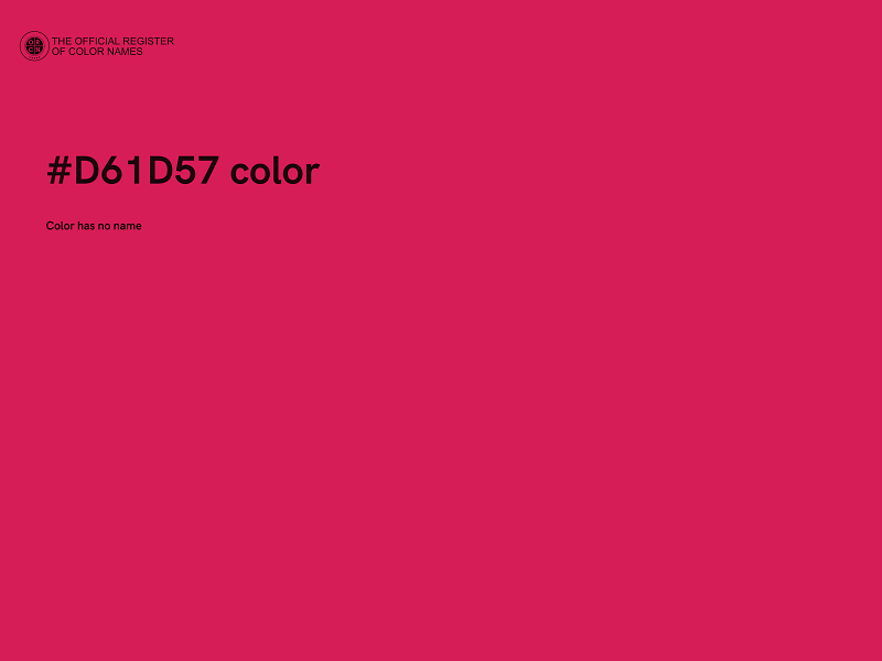 #D61D57 color image