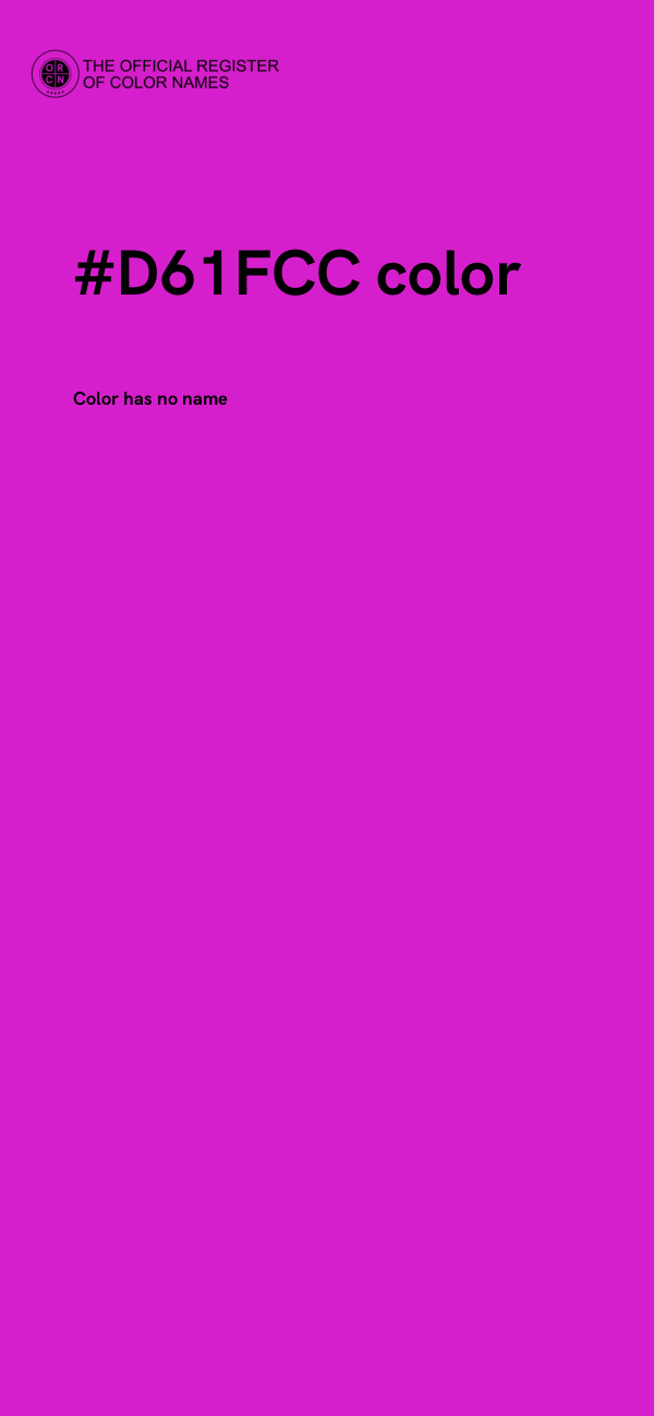 #D61FCC color image