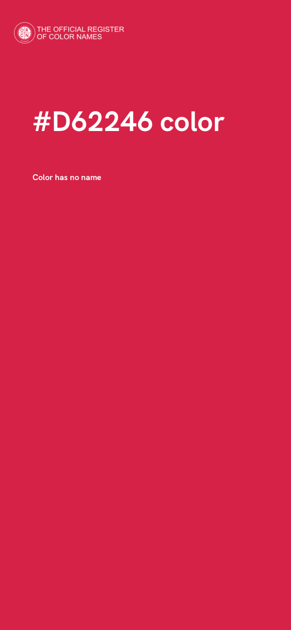 #D62246 color image