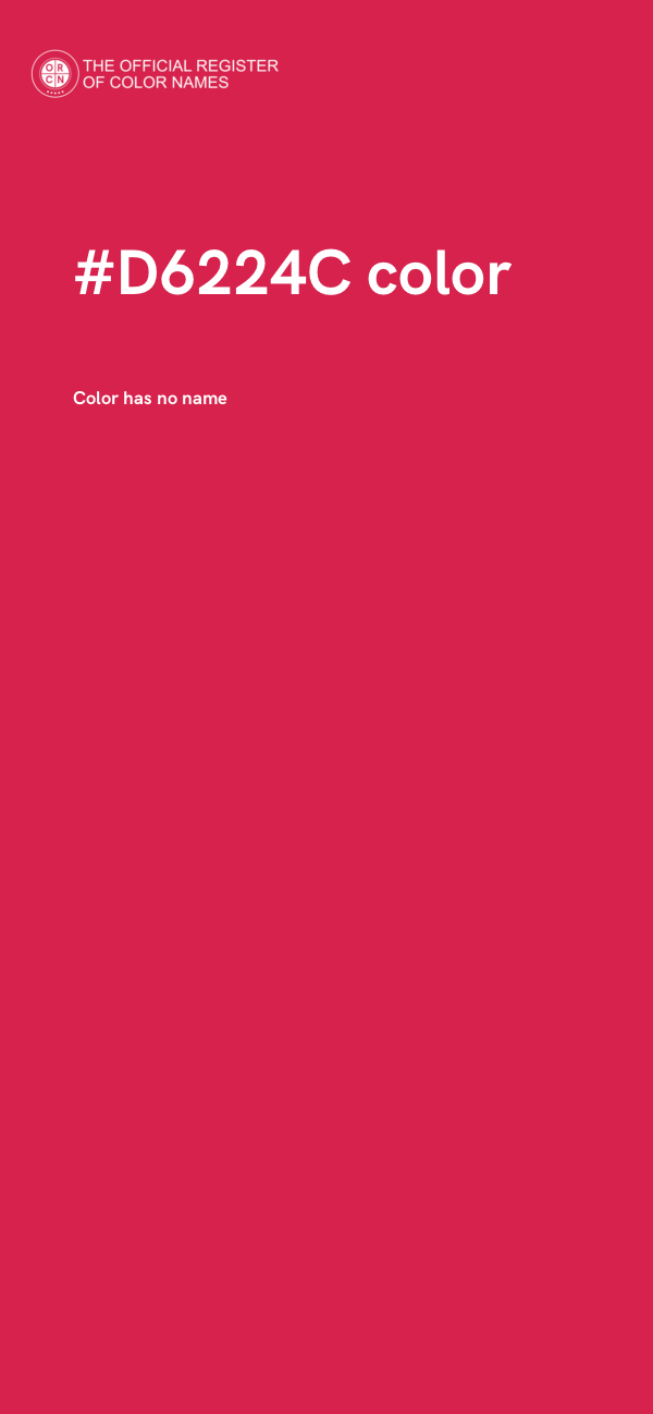 #D6224C color image