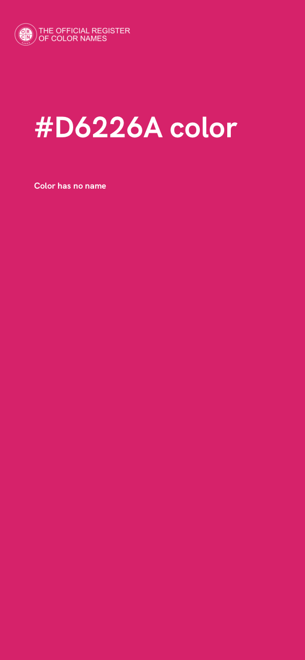 #D6226A color image
