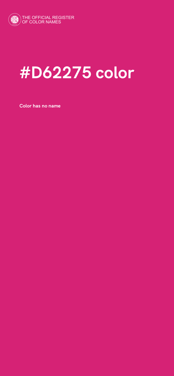 #D62275 color image