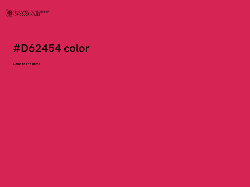 #D62454 color image
