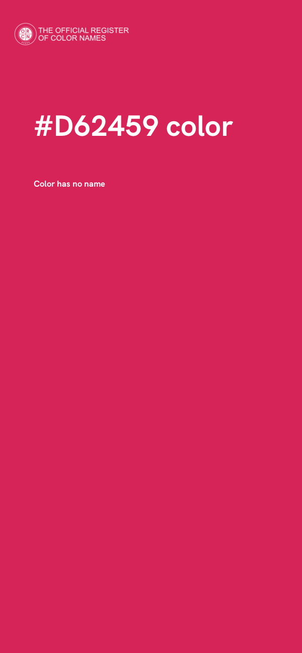 #D62459 color image