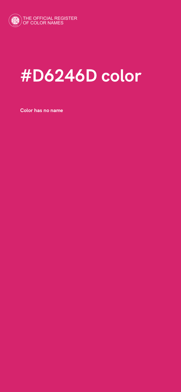 #D6246D color image