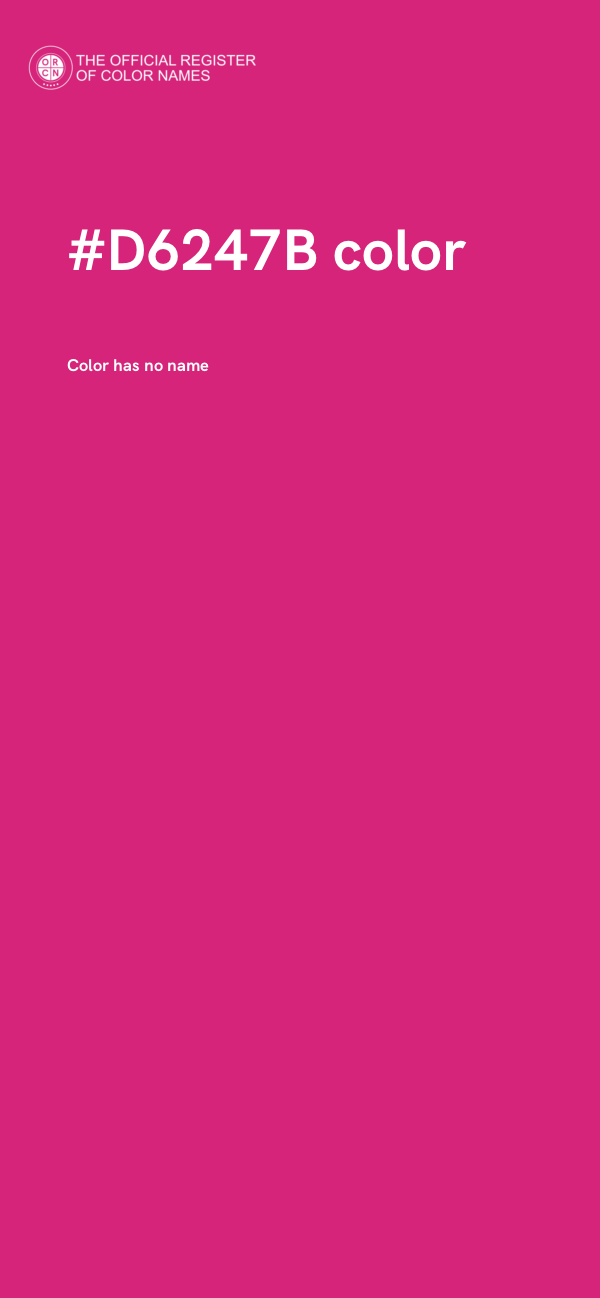 #D6247B color image