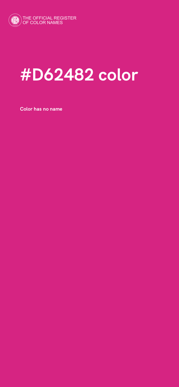#D62482 color image