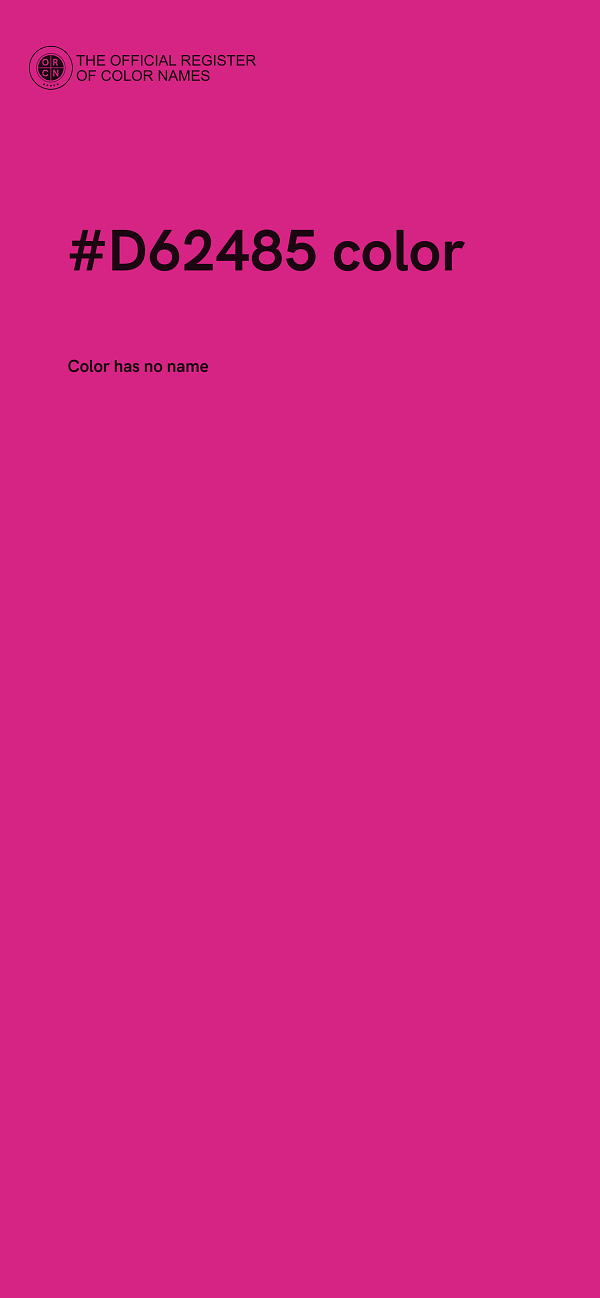 #D62485 color image