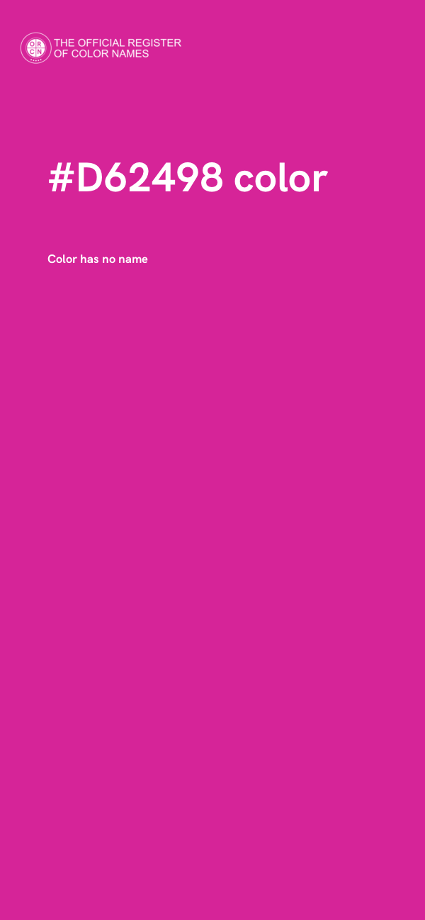 #D62498 color image
