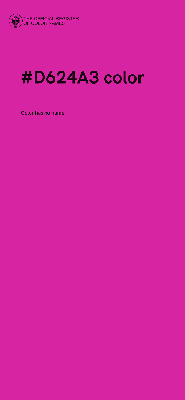 #D624A3 color image