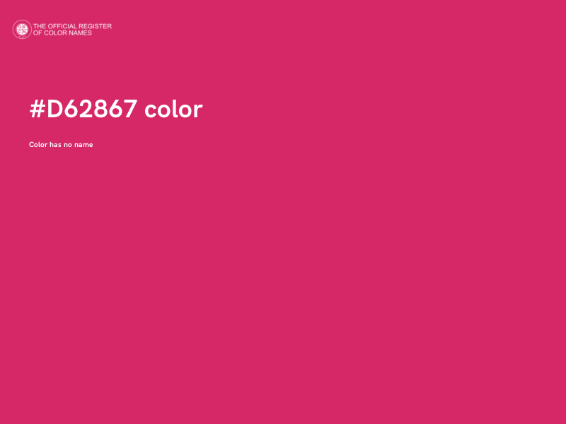 #D62867 color image