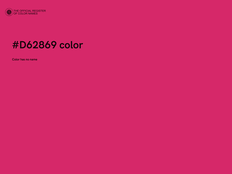 #D62869 color image