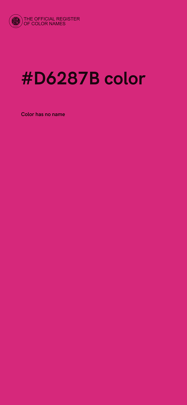 #D6287B color image