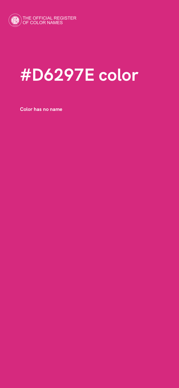 #D6297E color image