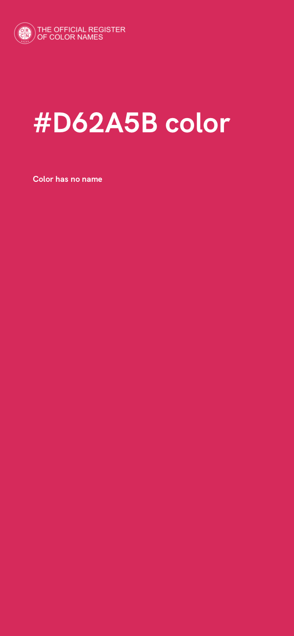 #D62A5B color image