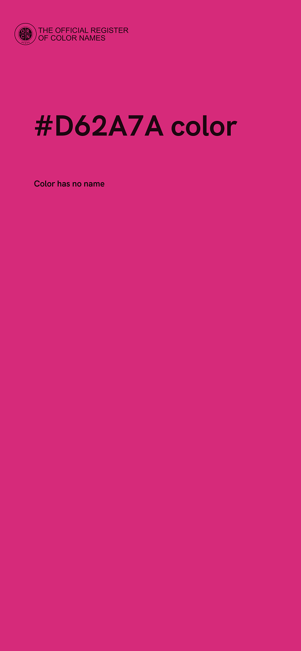 #D62A7A color image