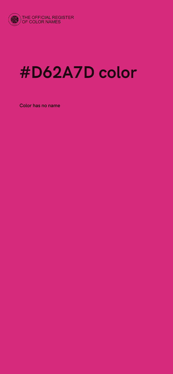 #D62A7D color image