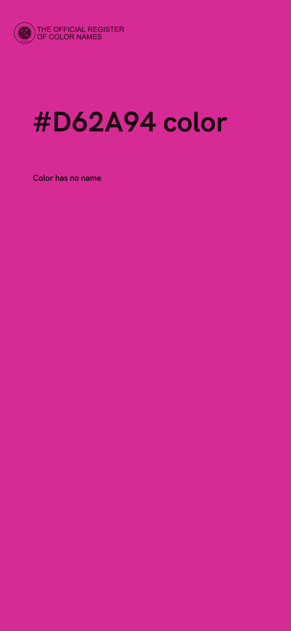 #D62A94 color image