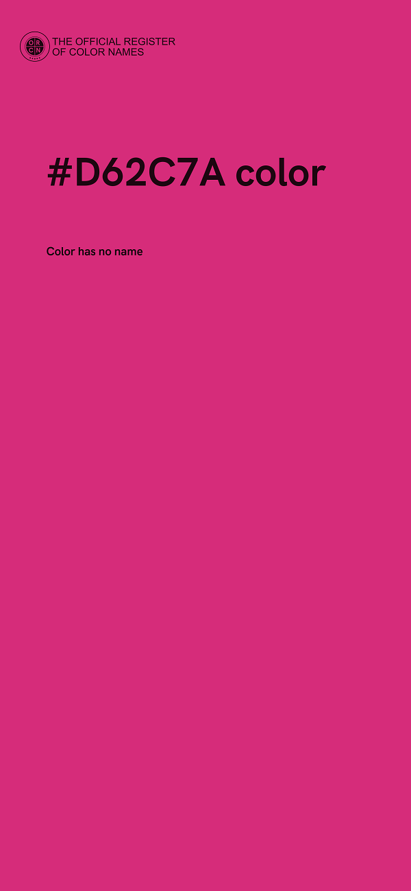 #D62C7A color image