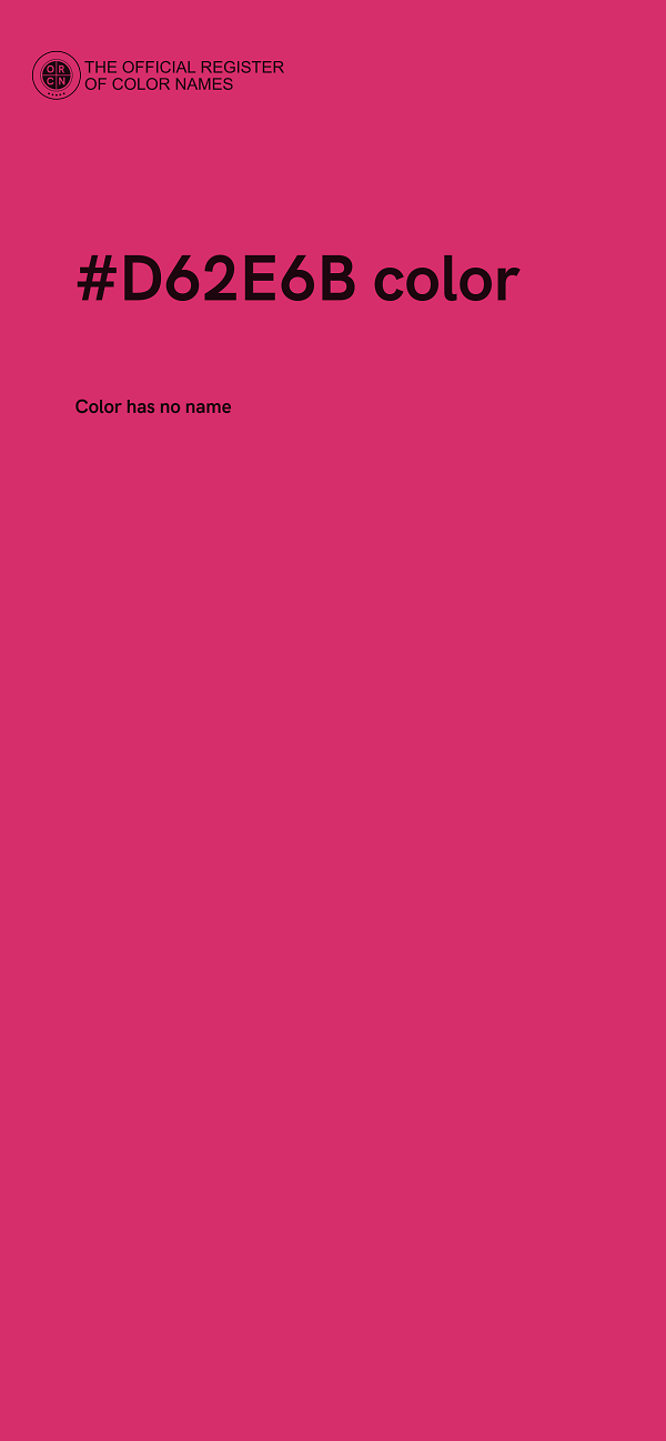 #D62E6B color image