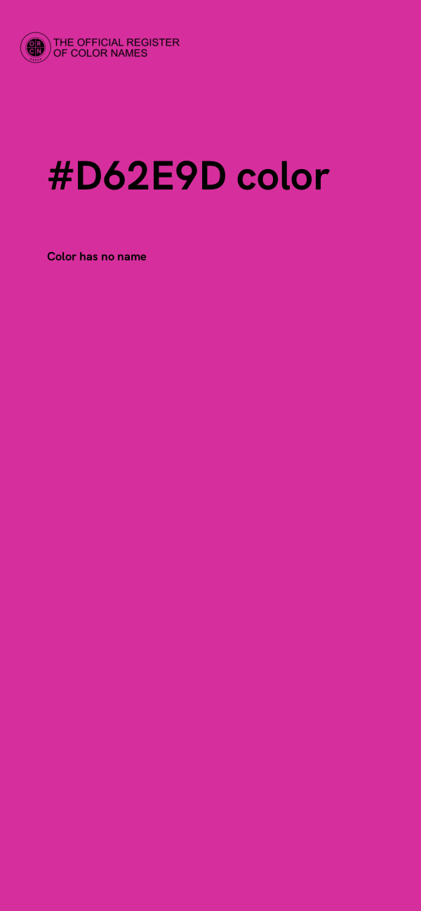 #D62E9D color image