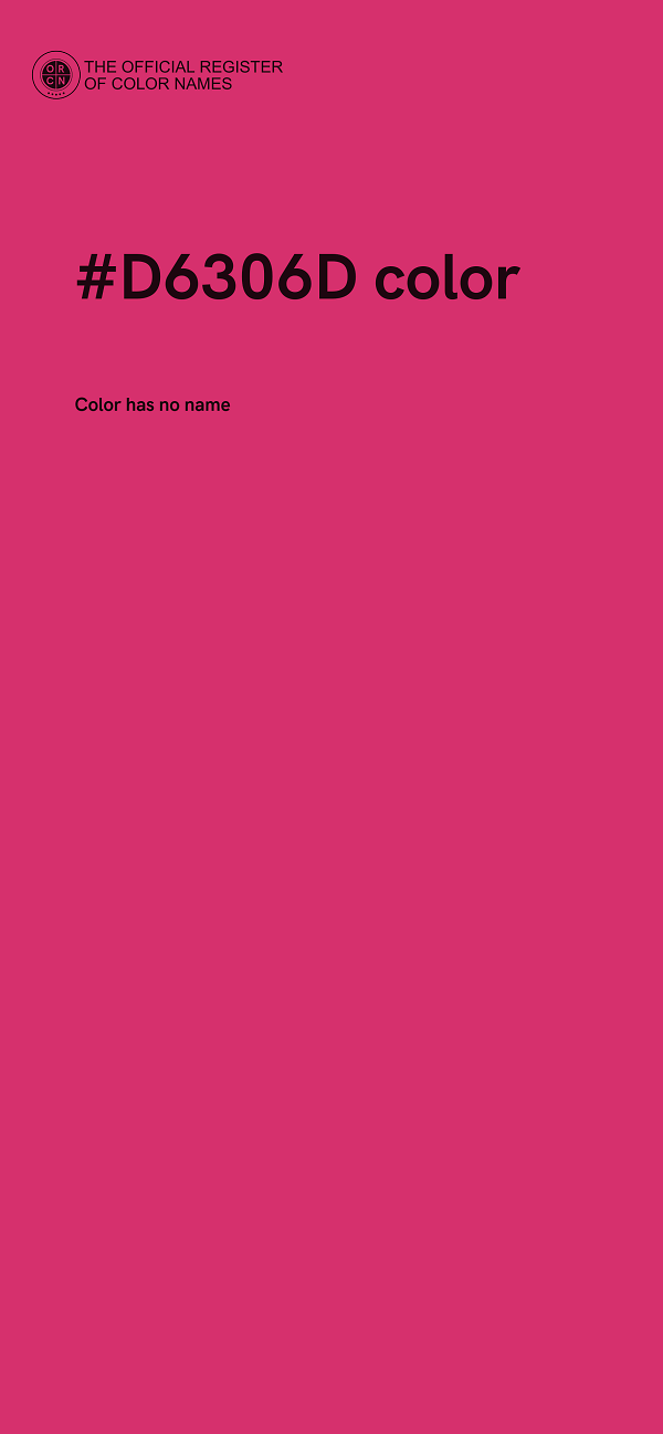 #D6306D color image