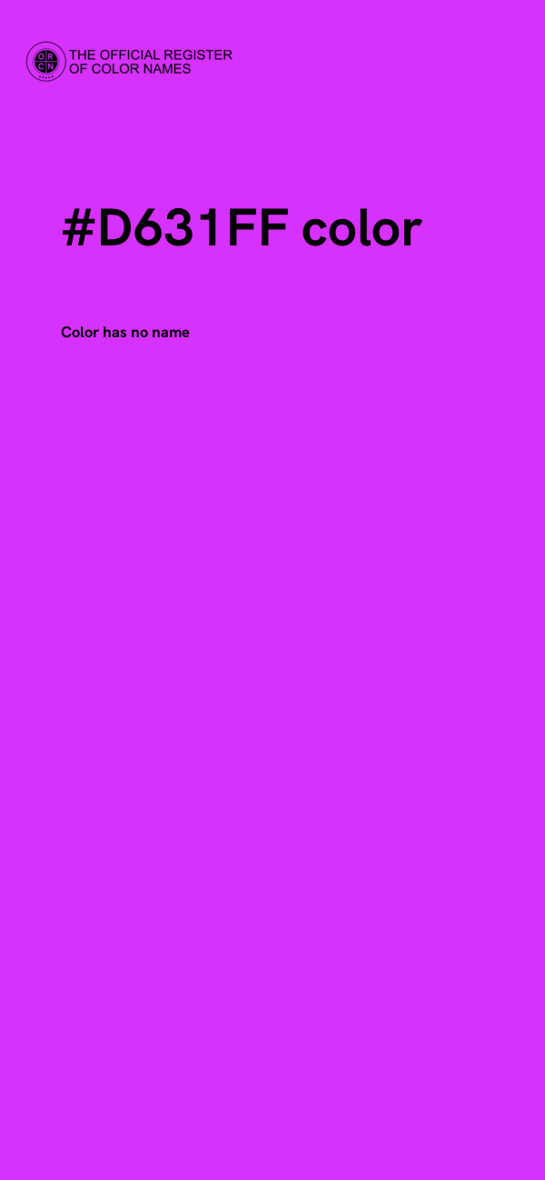 #D631FF color image