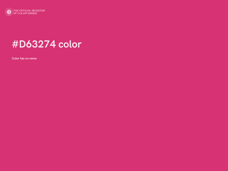 #D63274 color image