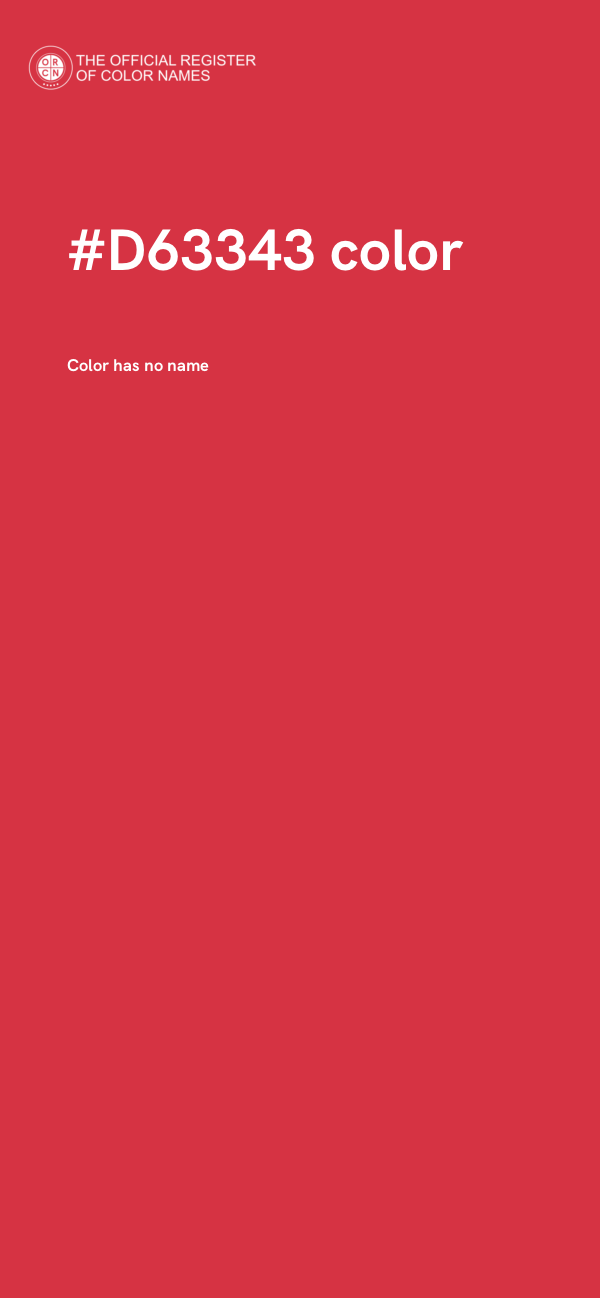 #D63343 color image