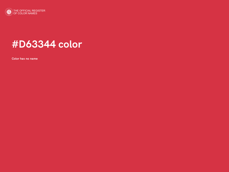 #D63344 color image