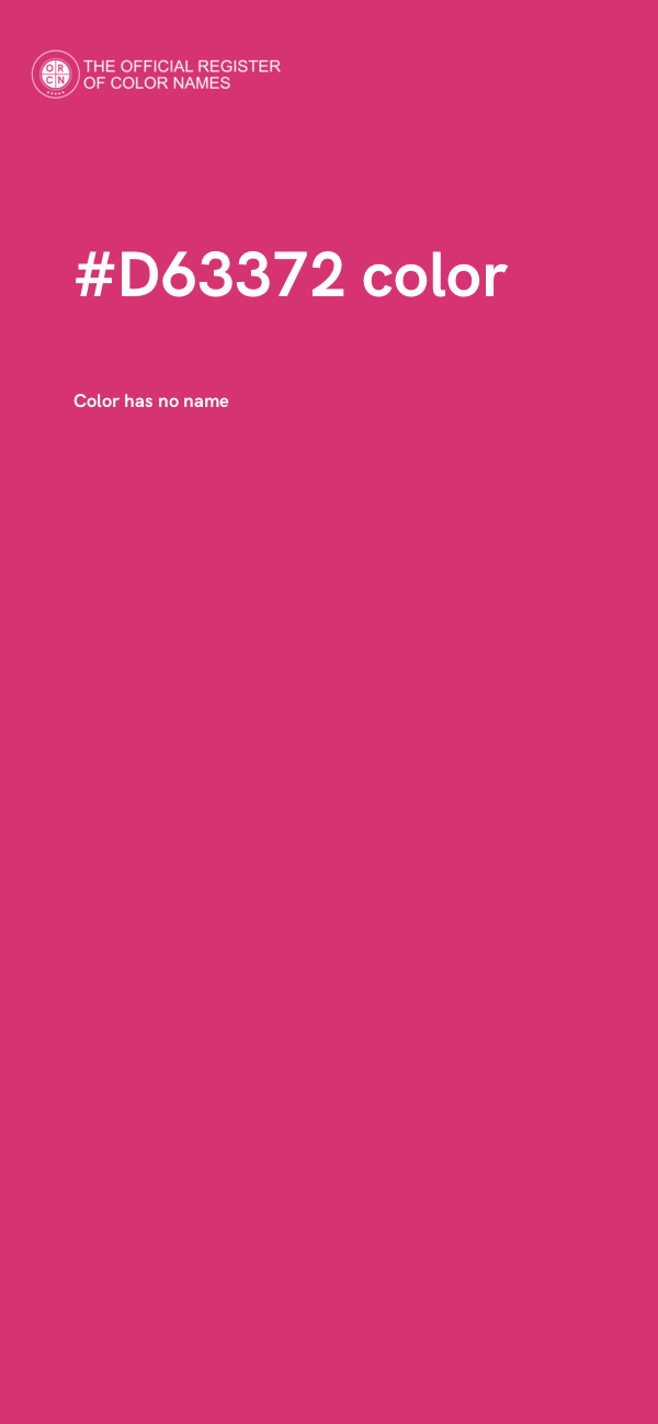 #D63372 color image