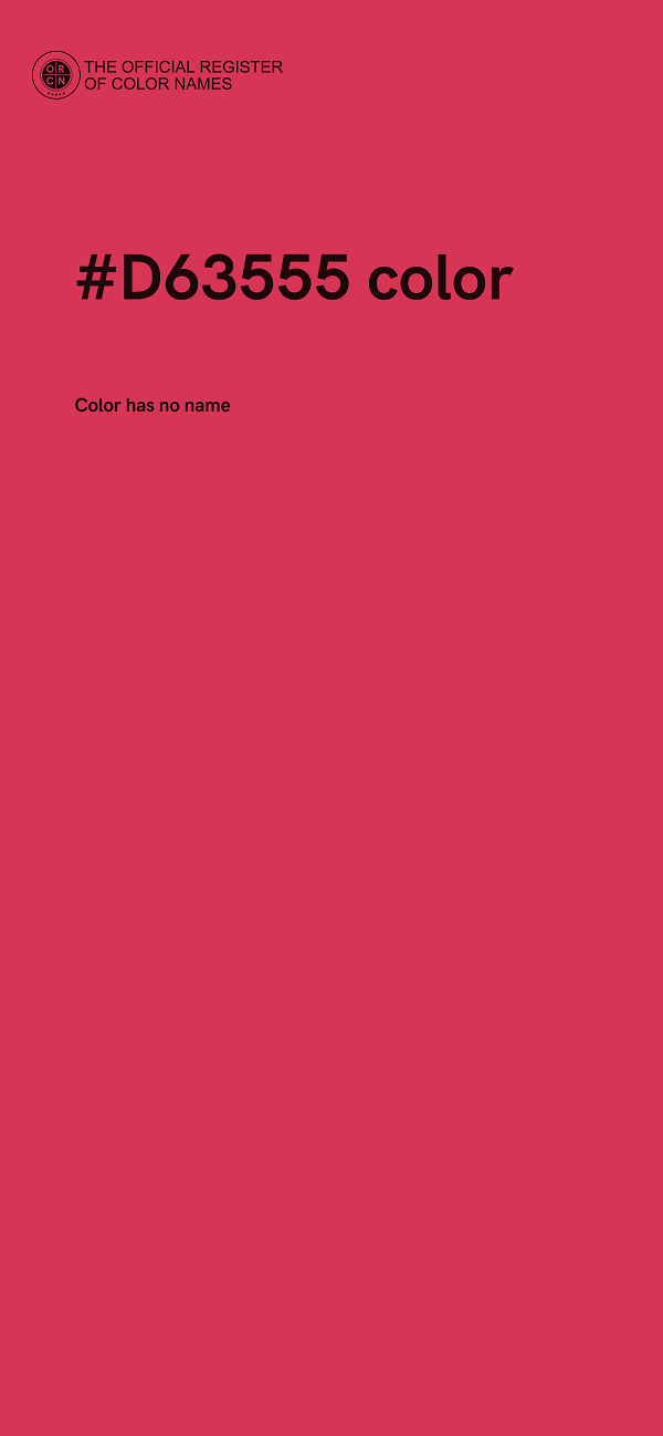 #D63555 color image