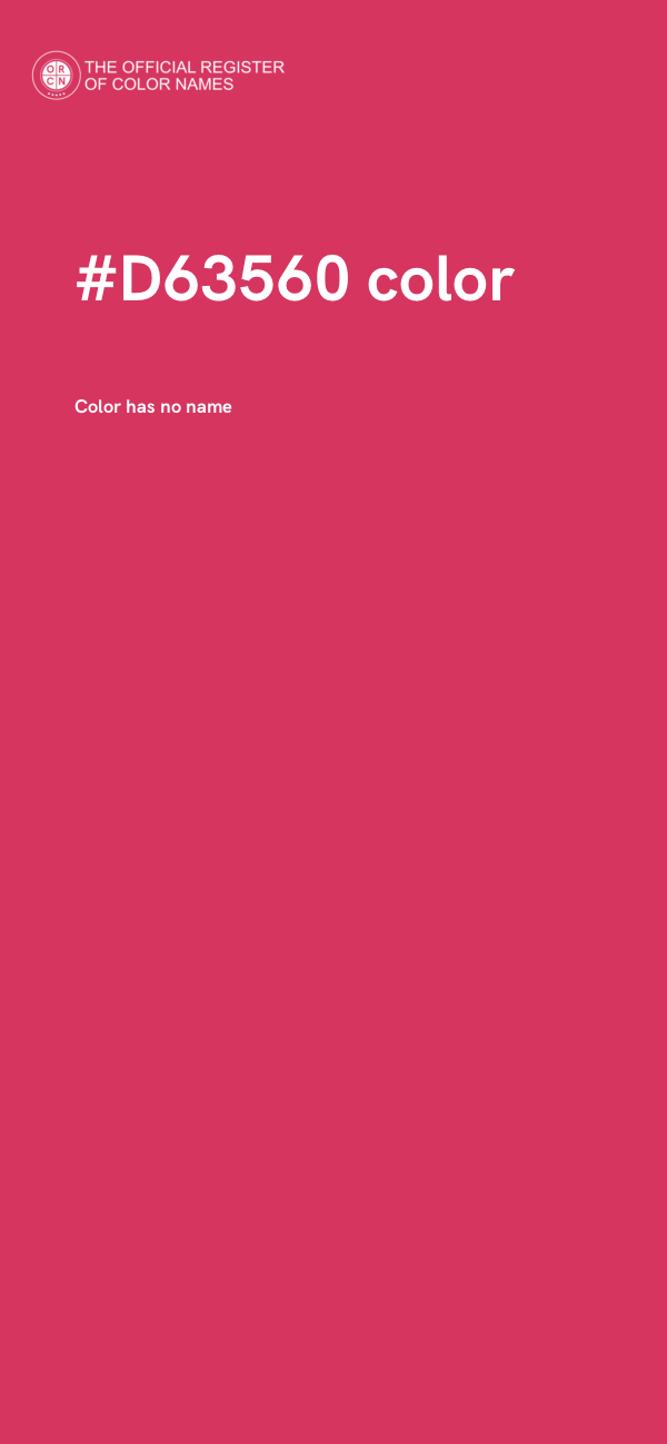 #D63560 color image