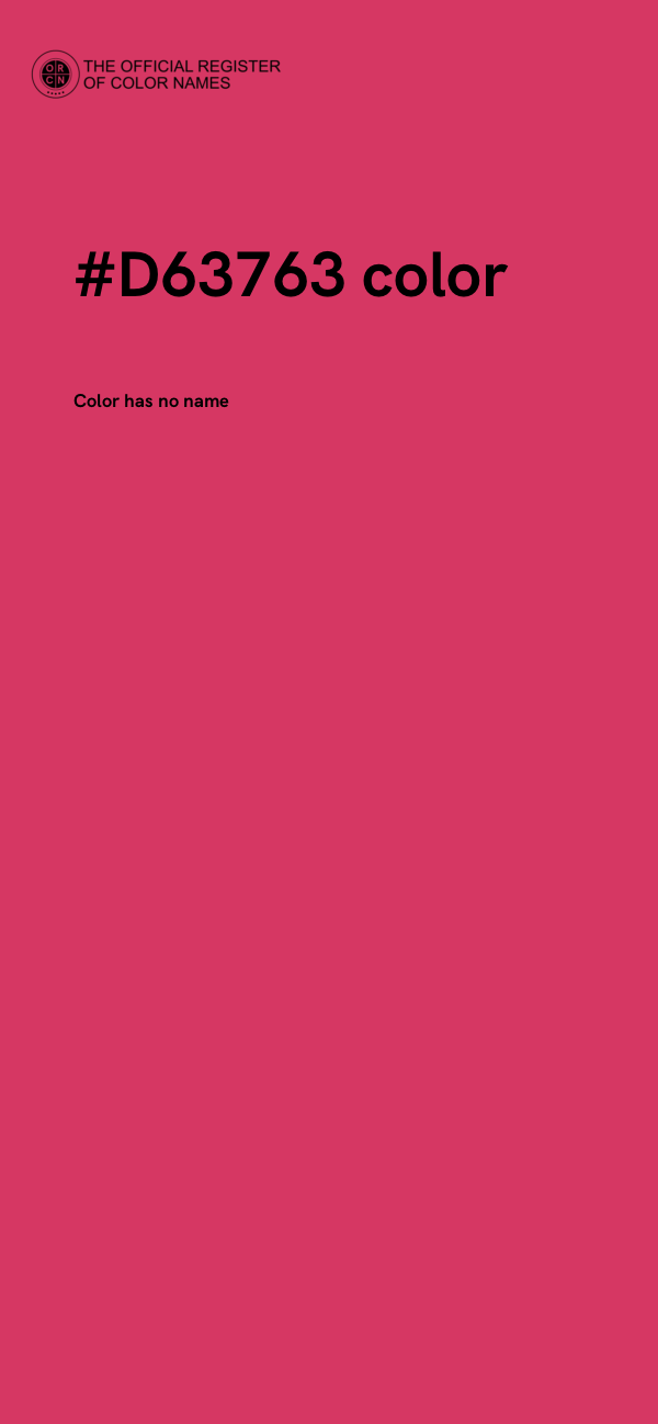 #D63763 color image