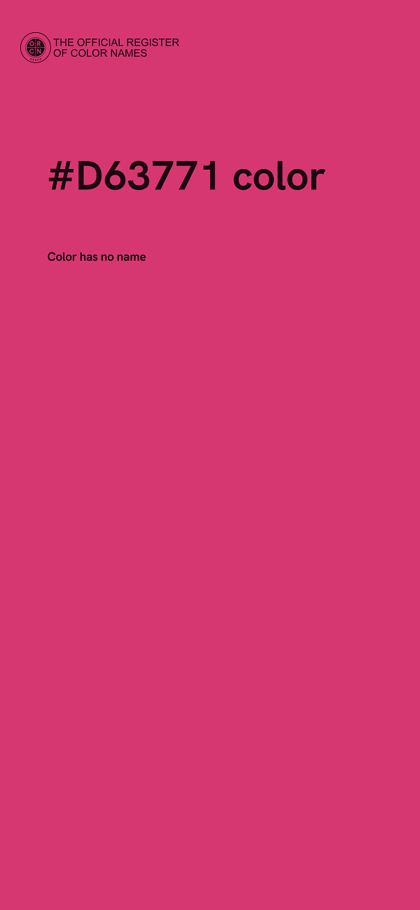 #D63771 color image
