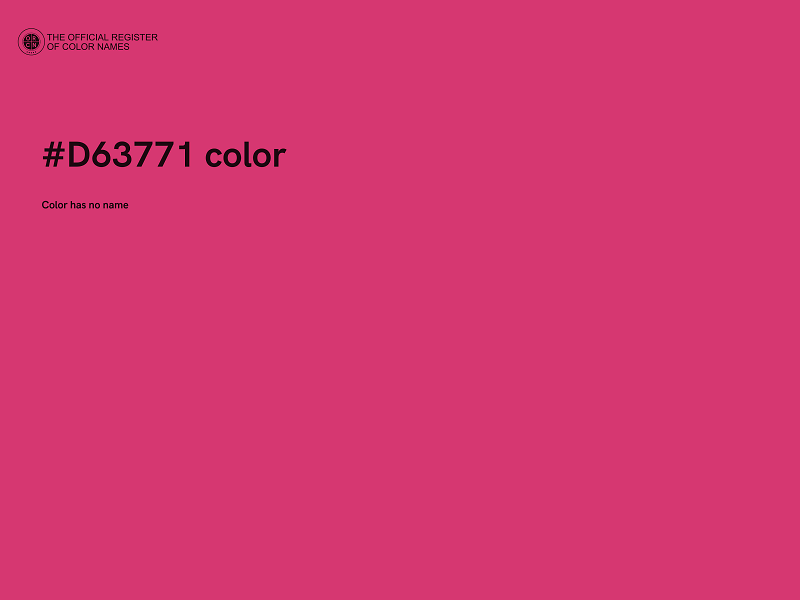 #D63771 color image