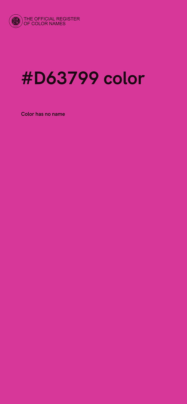 #D63799 color image