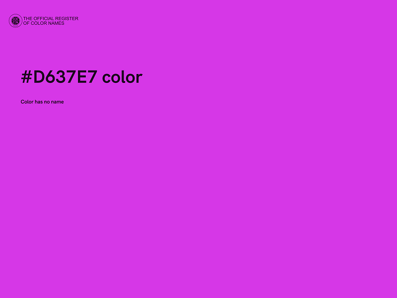 #D637E7 color image