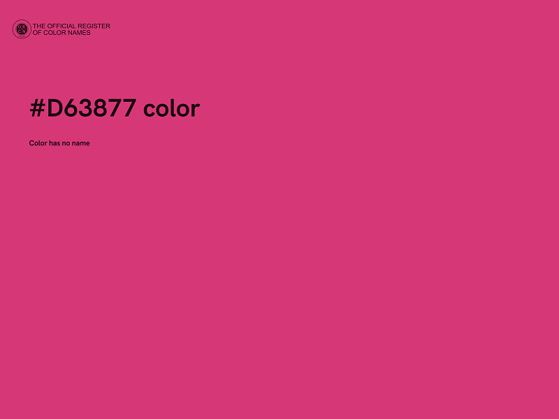 #D63877 color image