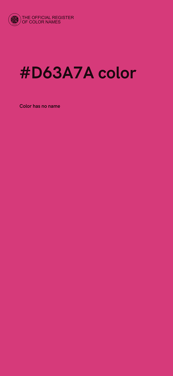 #D63A7A color image