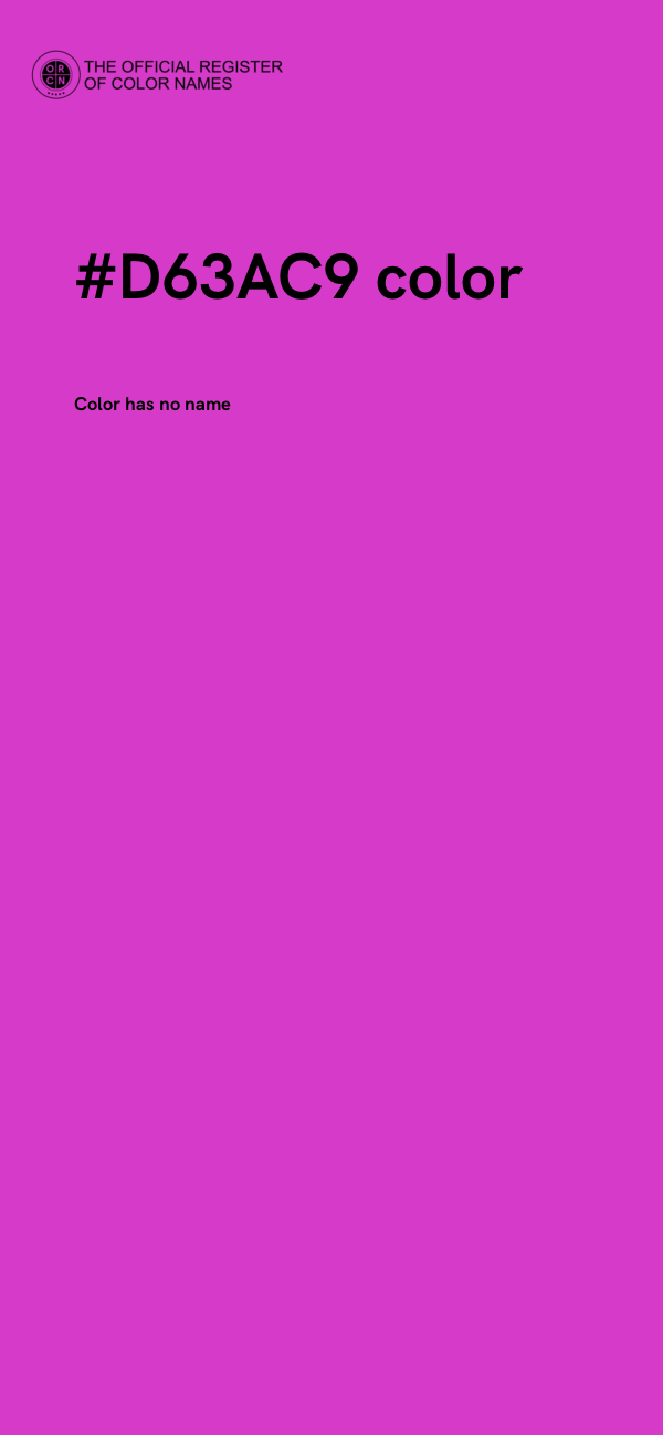 #D63AC9 color image