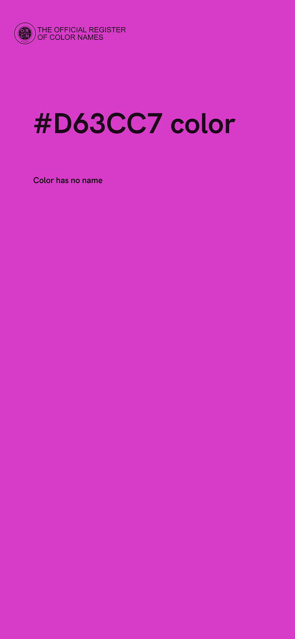 #D63CC7 color image