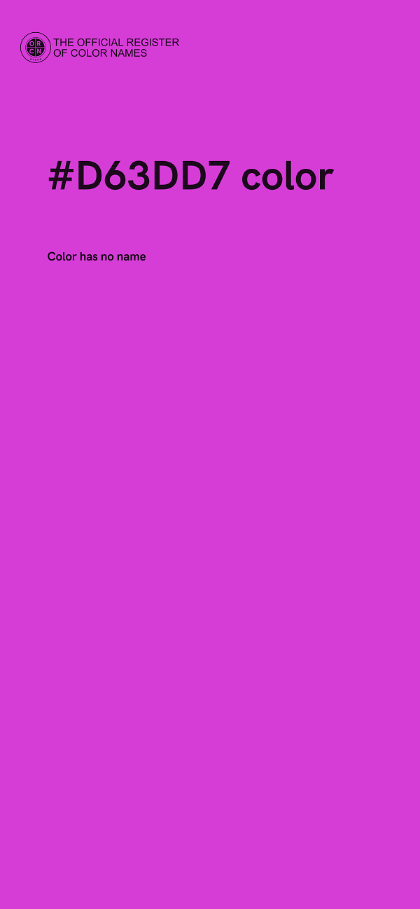#D63DD7 color image