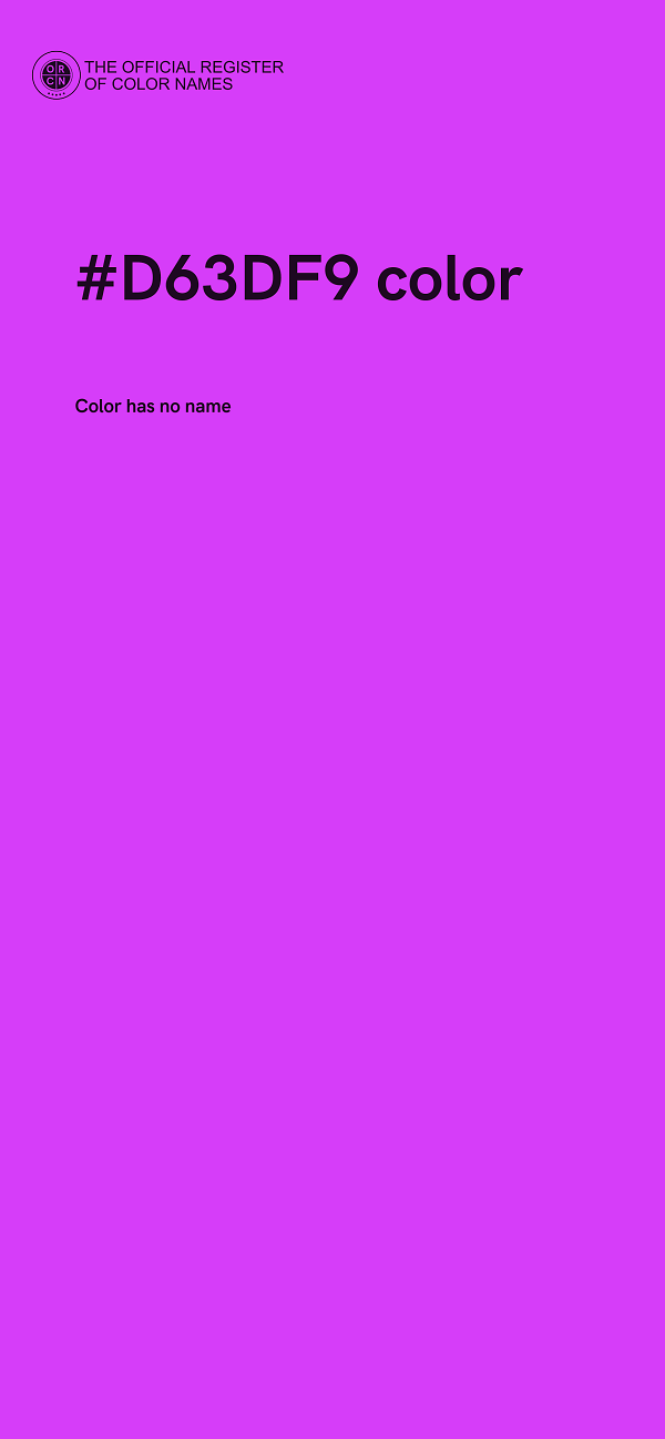 #D63DF9 color image