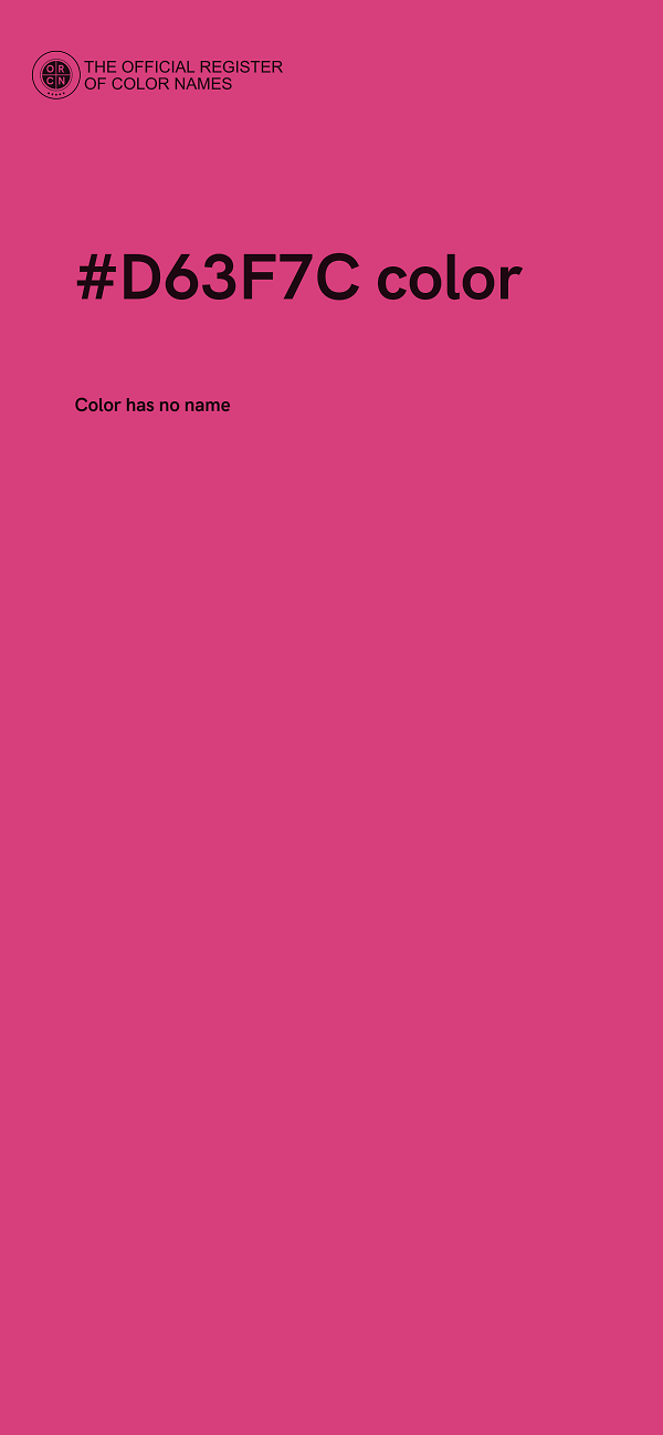 #D63F7C color image